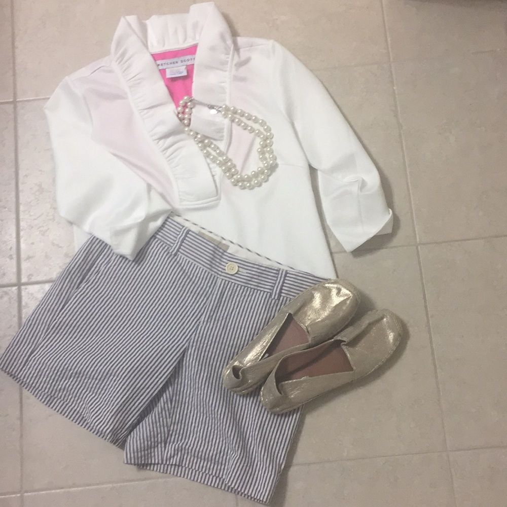 Banana Republic Seersucker Shorts